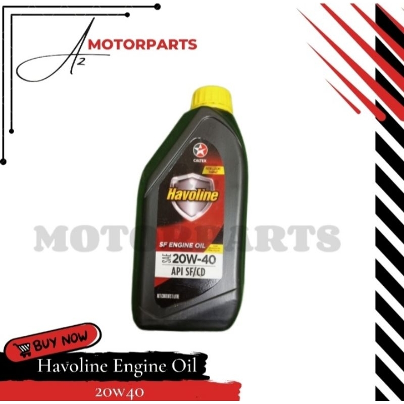 Havoline Engine Oil 20w40 1L! | Shopee Philippines