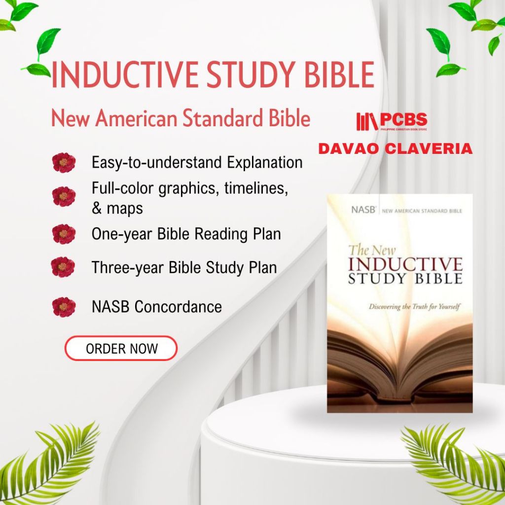 PCBS NEW AMERICAN STANDARD BIBLE NASB THE NEW INDUCTIVE STUDY BIBLE ...