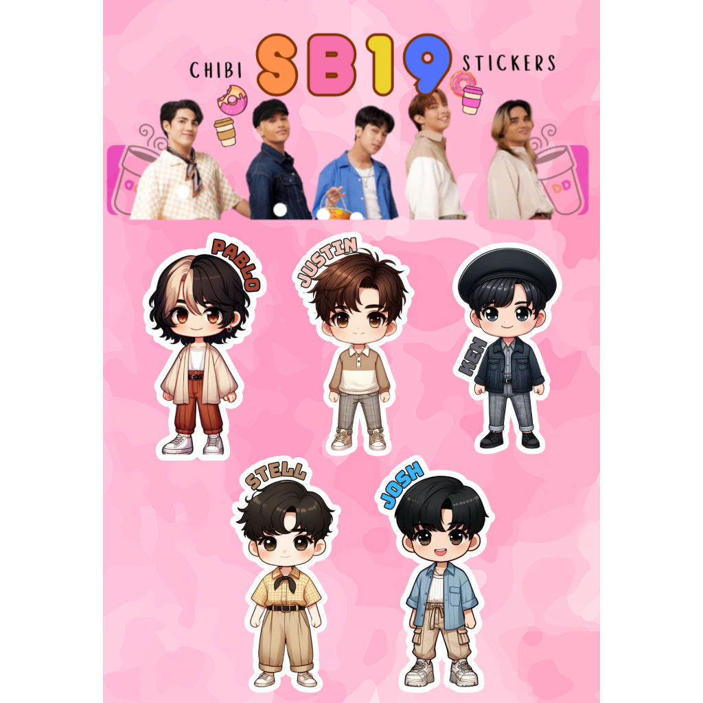 SB19 Stickers - 5pcs | Shopee Philippines