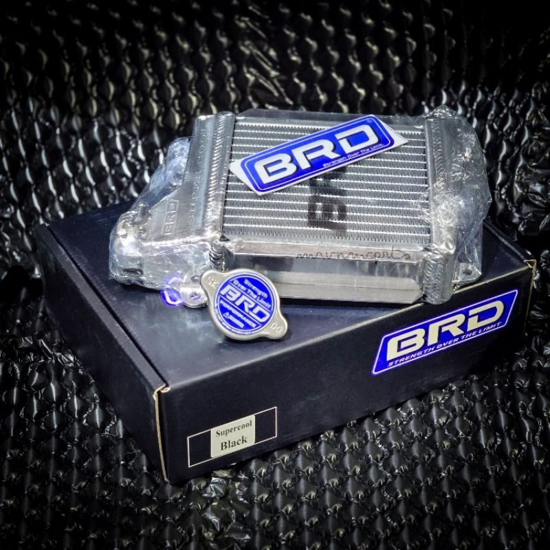 [with Cap/Takip ] BRD 2 Row Aluminum Radiator (AEROX/NMAX V2 / CLICK ...