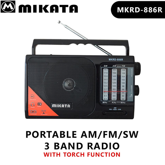 MIKATA MKRD-886R Mikata Digital Technology AC/DC Portable Radio ...
