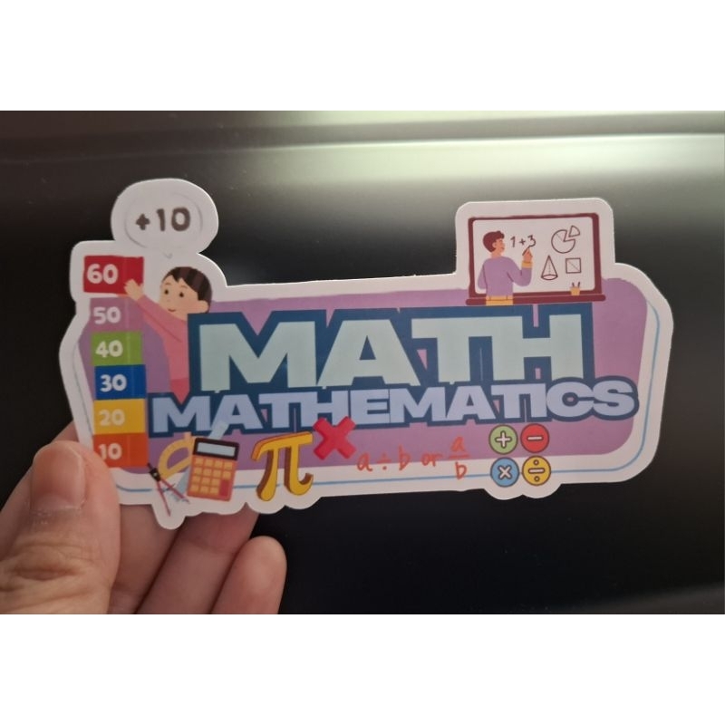 School Subject Sticker label | Shopee Philippines