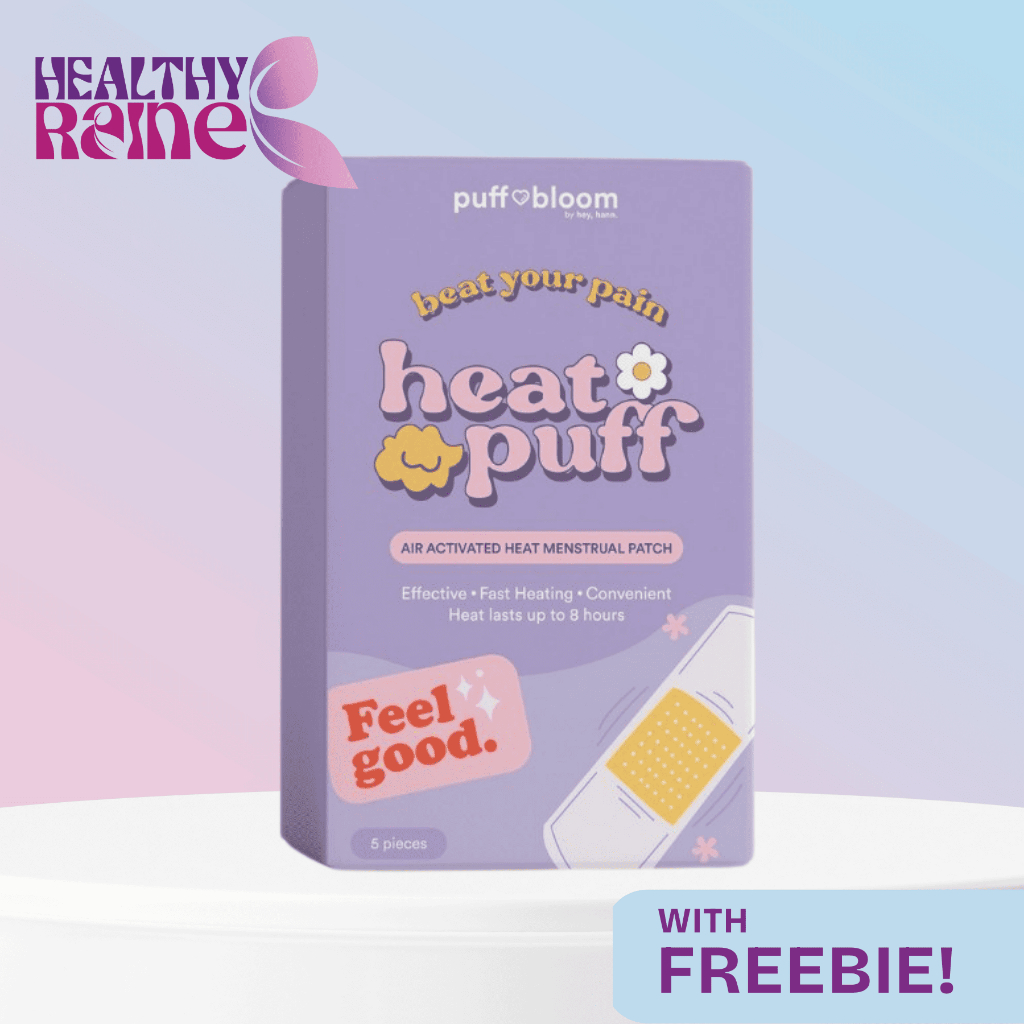 PUFF AND BLOOM Heat Puff - Air Activated Heat Menstrual Patch 5 pcs per ...
