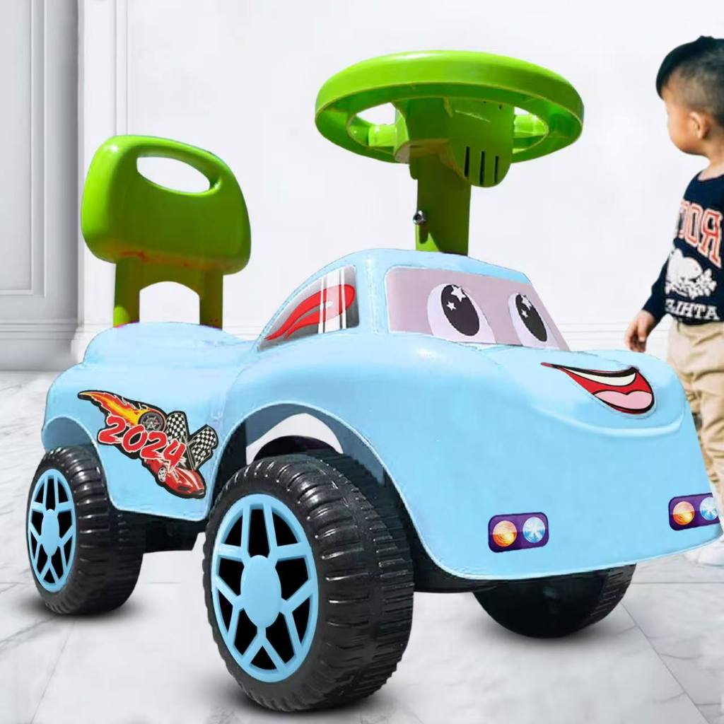 New Mega Car Kiddie Toon Car Ride on Car for Kid's 4 Wheels Baby Toy ...