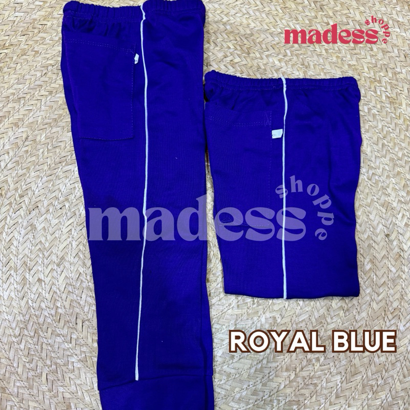 ROYAL BLUE ONLY PE JOGGING PANTS FOR KIDS (UP TO 12 YRS OLD) | Shopee ...