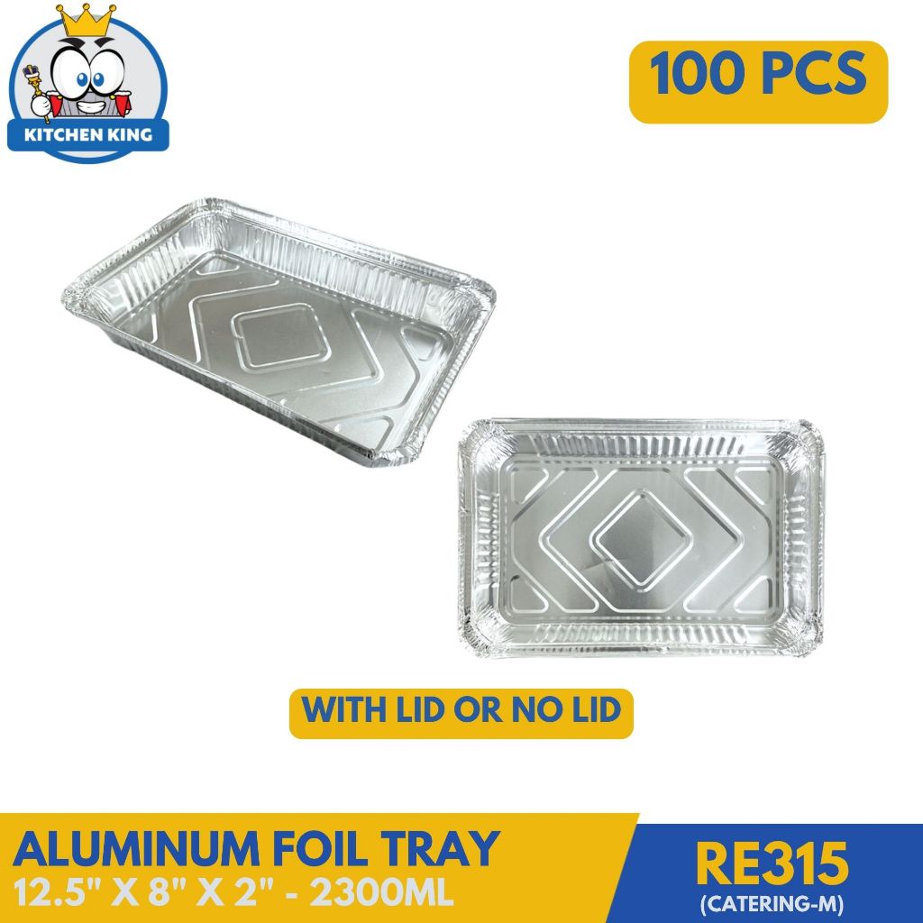 Aluminum Tray Catering-M RE315 2300ML [100 PCS] (12.5
