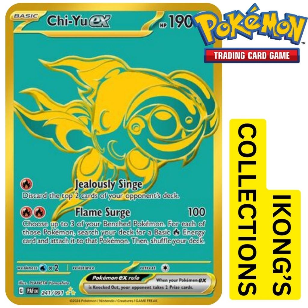 Chi-Yu ex - 241/091 - Gold Secret Rare Scarlet & Violet Original