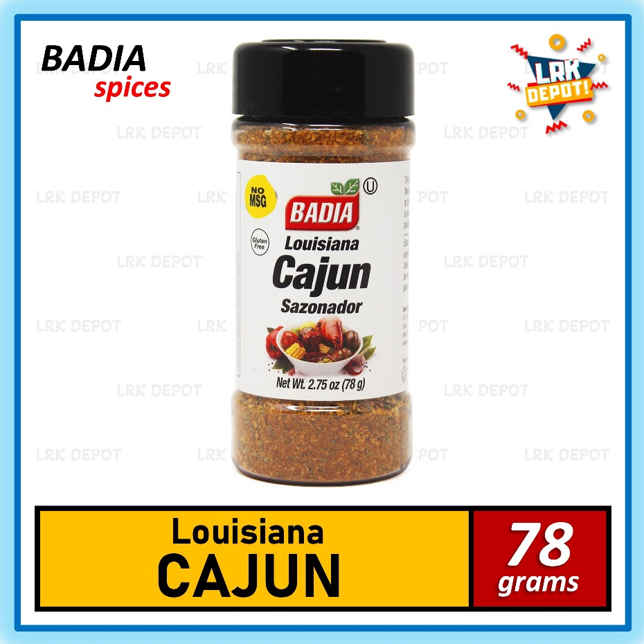 Badia Louisiana Cajun Sazonador 2.75oz / 78g (with Garlic, Onion ...