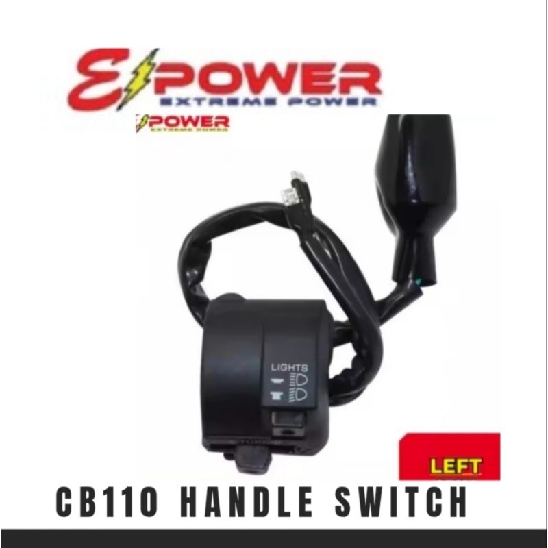 CB110 Handle Switch Assembly Left and Righthand Epower | Shopee Philippines