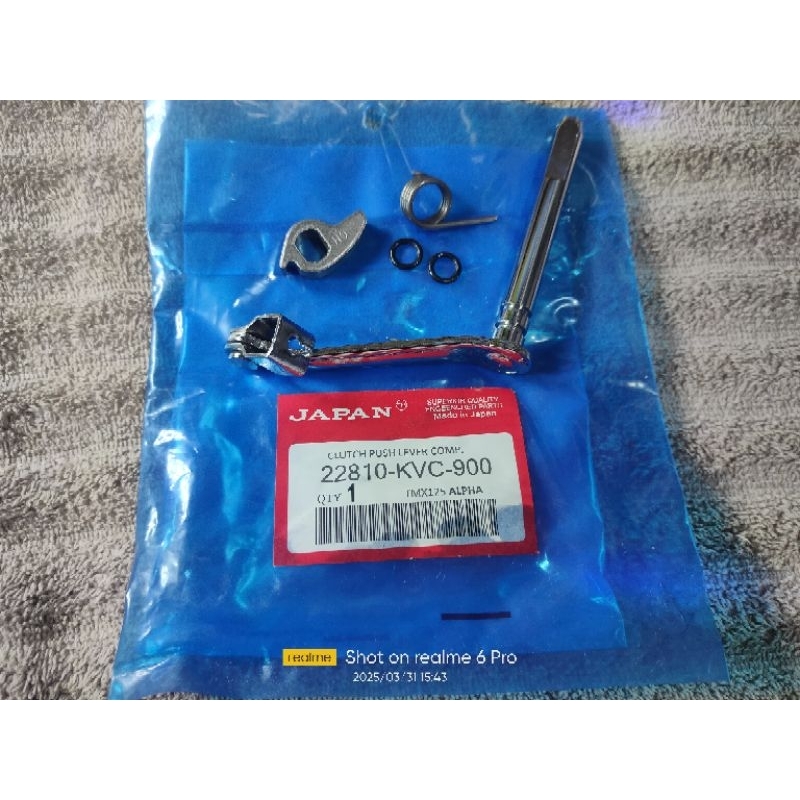 CLUTCH ROD PUSH LEVER COMPLATE for TMX125 ALPHA/TMX155 (JAPAN OEM ...