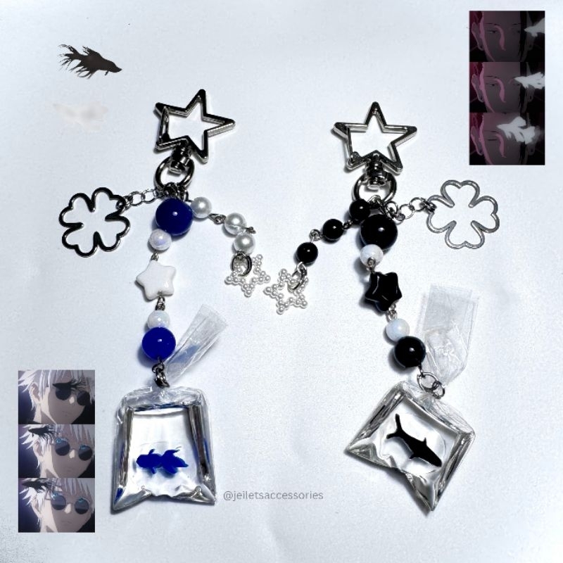 Gojo and Geto Inspired matching Keychain Jujutsu Kaisen | Shopee ...