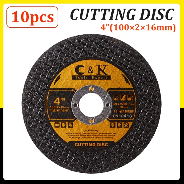 C&K 25pcs Cutting Disc 4'' 107x1.0x16mm For Metal Iron Stainless Steel ...