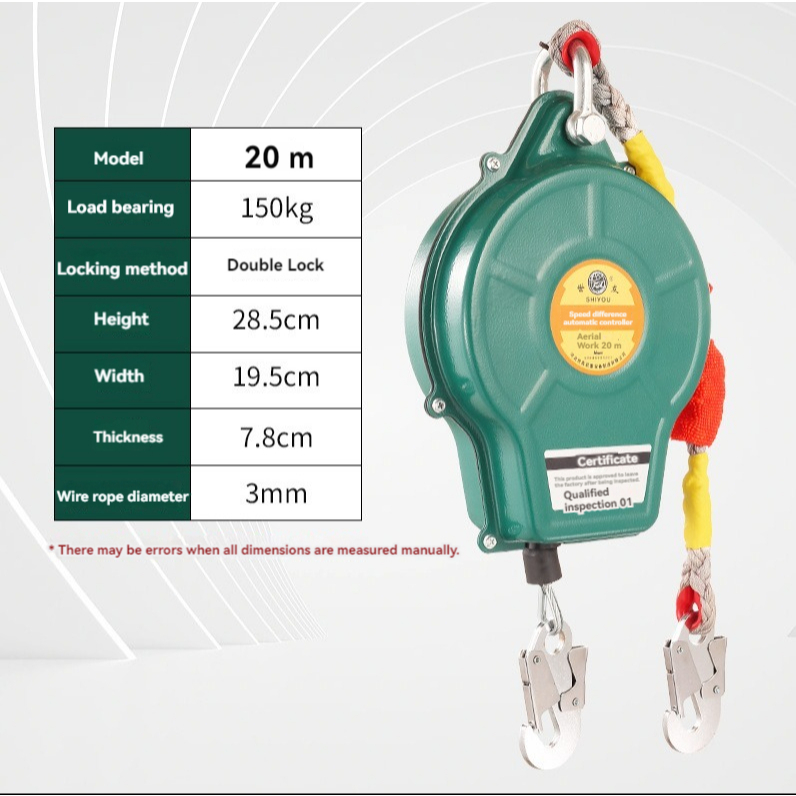 5m10m20m bearing150KG anti-fall safety protection devices, automatic ...