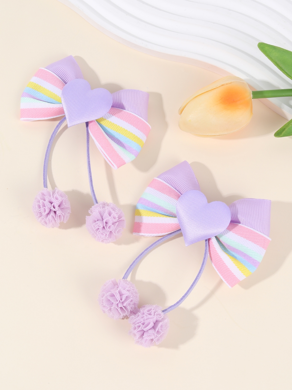 Babyhug Hair Pins And Clips Pack of 14 - Purple
