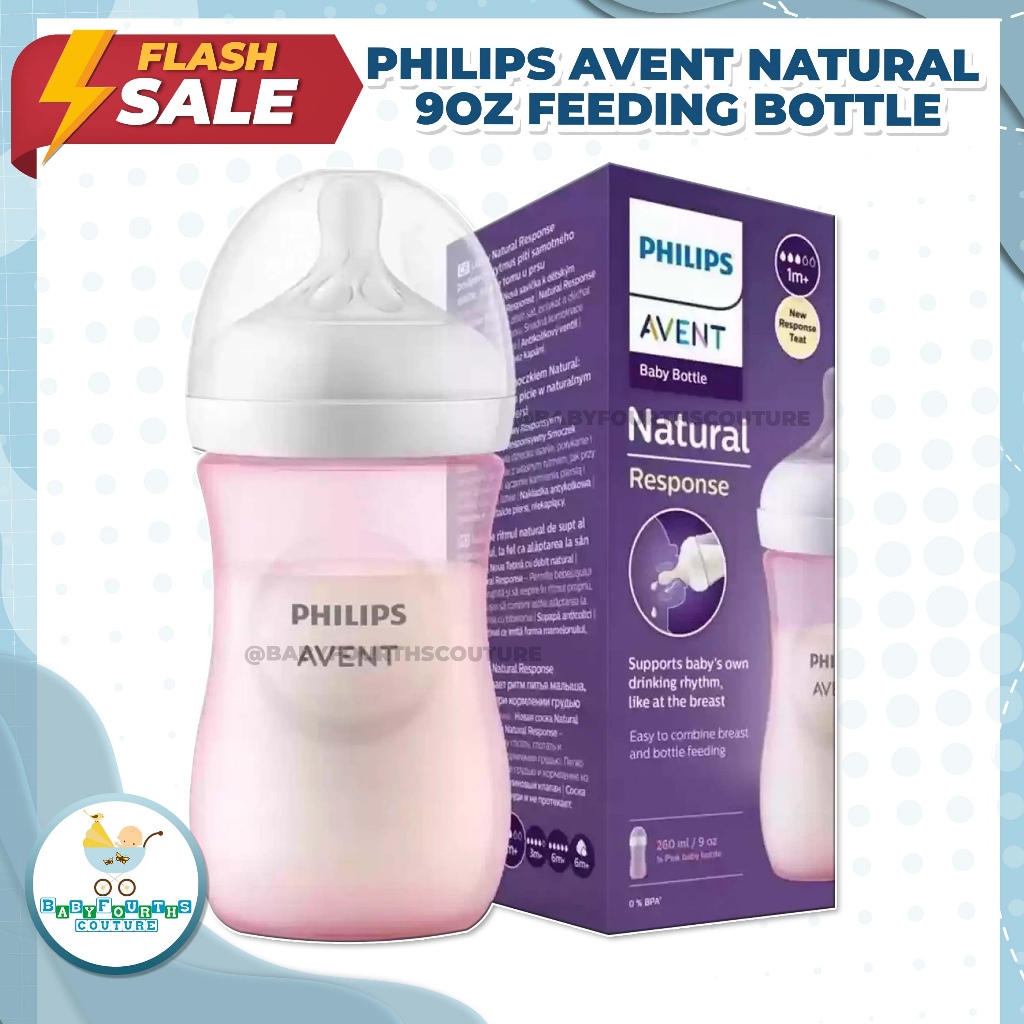 Avent Natural Feeding Bottle 9oz | Shopee Philippines