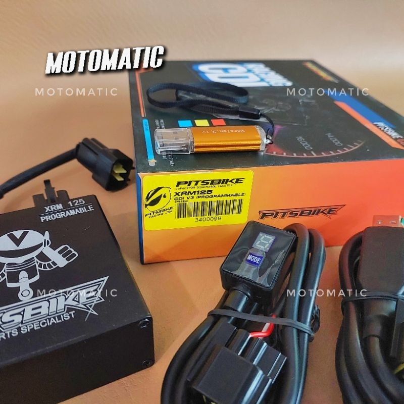 XRM125 / WAVE125 ( Carb ) | CDI V3 Fully Programmable 4pins | PITSBIKE ...