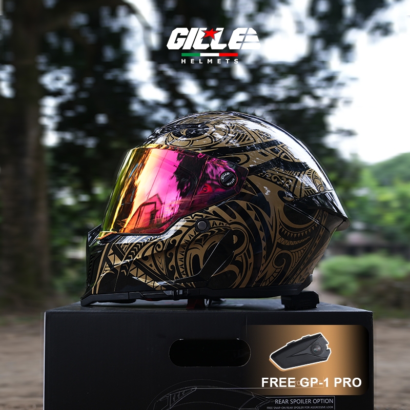 GILLEE ASTRAL MAORI full face helmet for motorcycle dual visor