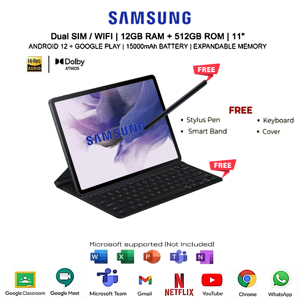 NEW MODEL 2025 Samsung Tablet | 16GB RAM 512GB ROM | Snapdragon 865