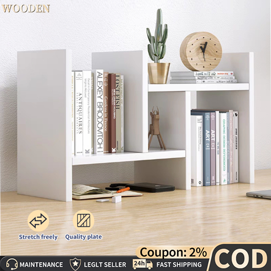 DIY Shelf Tabletop Multi-layer Shelf Storage Rack Desktop Rack Book ...