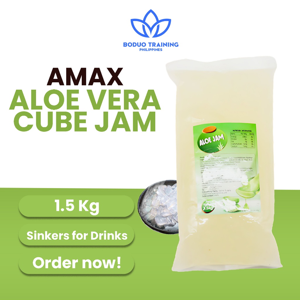 Aloe Cubes jam 1.5kg for Sinkers Milk Tea Fruit Tea Premium Level Ready ...
