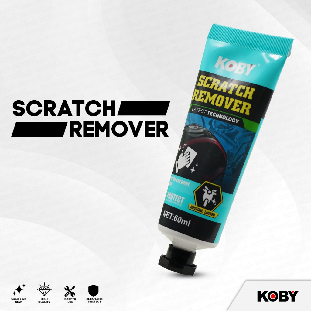 KOBY SCRATCH REMOVER 60ML UNIVERSAL MOTORCYCLE AND CAR SCRATCH REPAIR ...