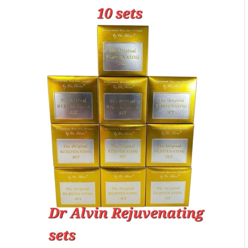 Dr.Alvin Rejuvenating set,10 sets,Reseller pack | Shopee Philippines