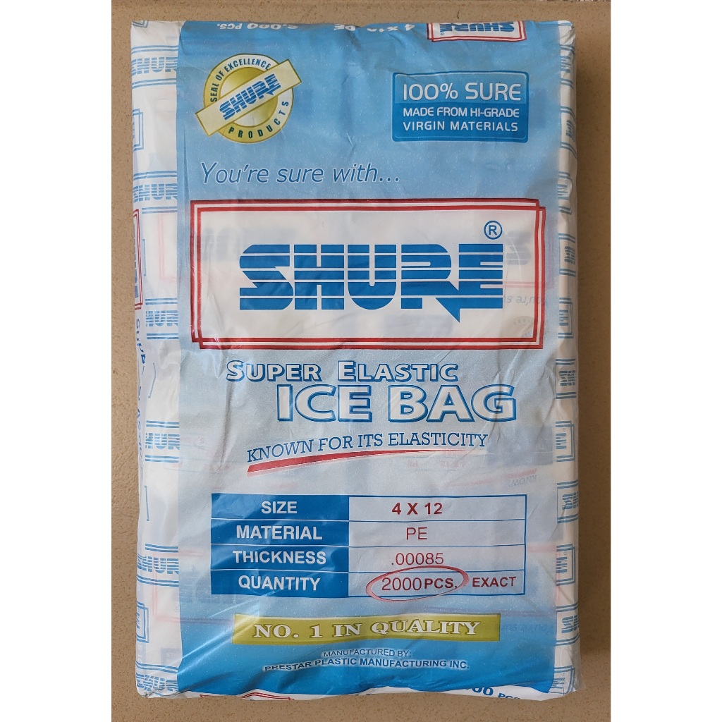 SHURE Plastic ICE Bag (2000pcs) | Shopee Philippines