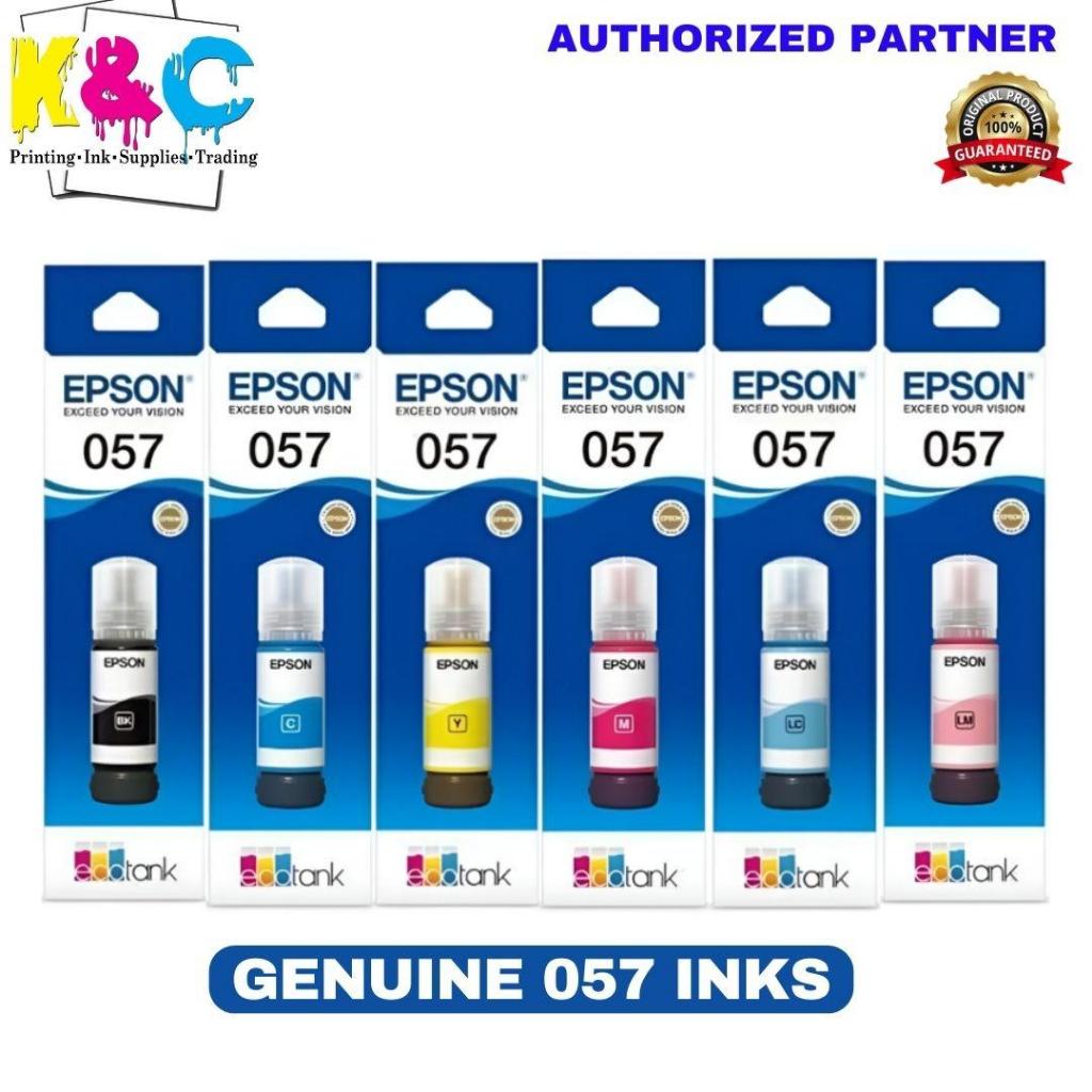 EPSON 057 GENUINE/ORIGINAL 100% INK BOTTLE FOR L8050/L18050 | Shopee ...