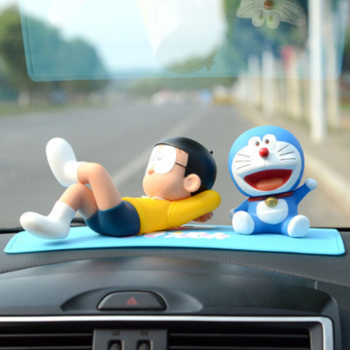 Doraemon Car Dashboard Decoration Ornament Center Console Dolls Napping ...