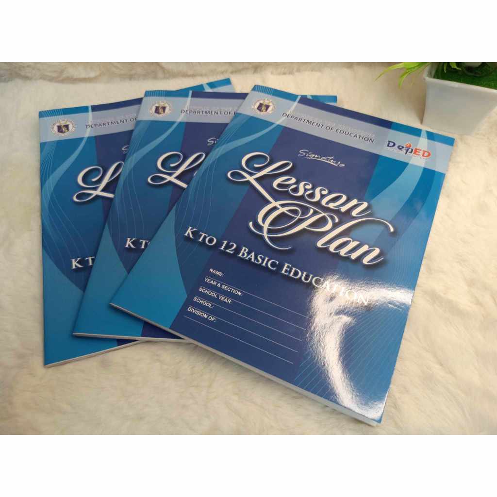 SIGNATURE LESSON PLAN K TO 12 BASIC EDUCATION SLP-80A | Shopee Philippines