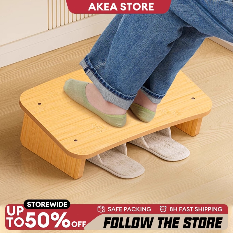 【Free Shipping】Footrest Stool Burr-free Comfortable Ergonomic Design ...