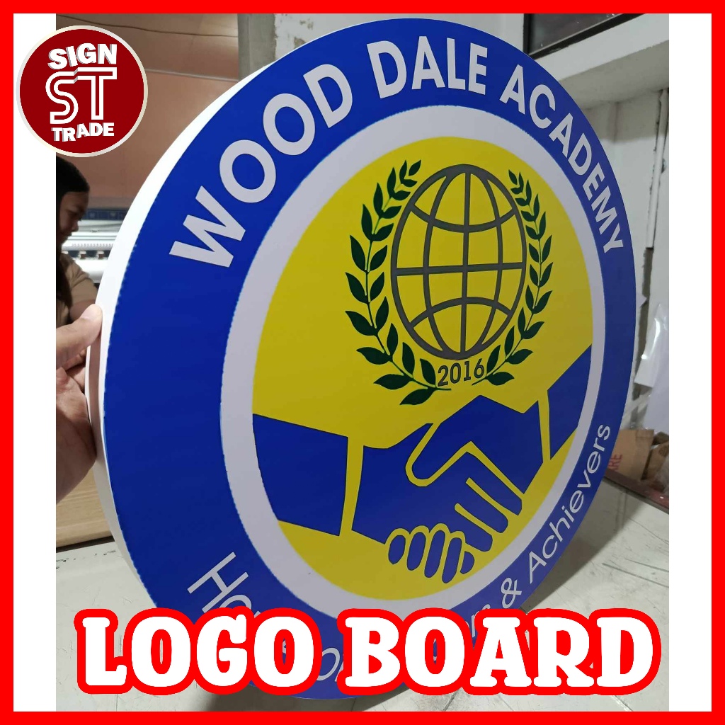 Logo Board Sintraboard 3D or flat signage | Shopee Philippines