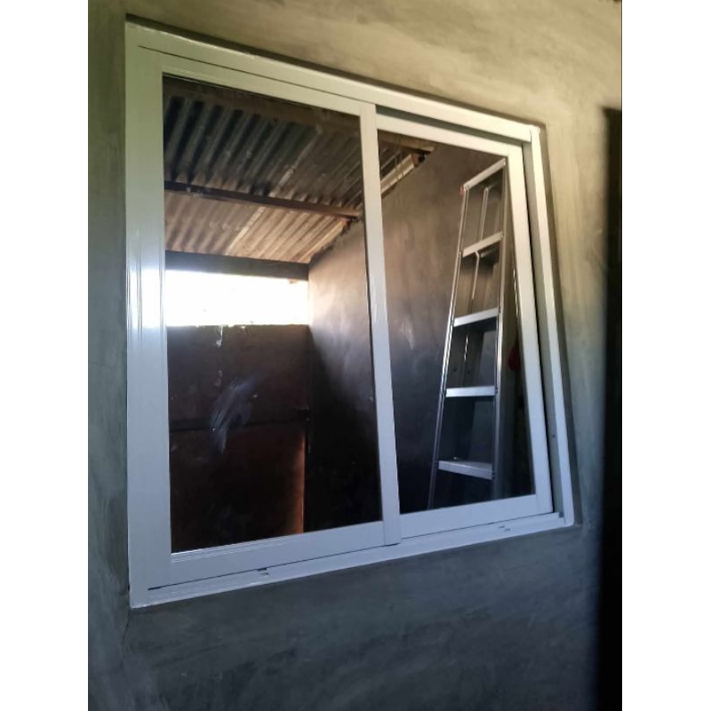 Sliding Window on Aluminum Frame 90cm-120cm. PLEASE NOTE: 1 ITEM PER ...