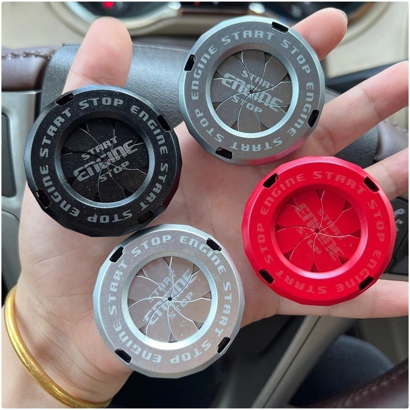 MOTEX Car Moto Engine Start Stop Button Cover Ignition SwitchBlade-type ...