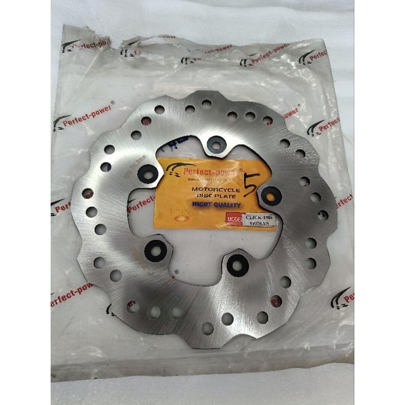 BRAKE DISC PLATE FRONT 5 HOLES HONDA CLICK 150i | Shopee Philippines
