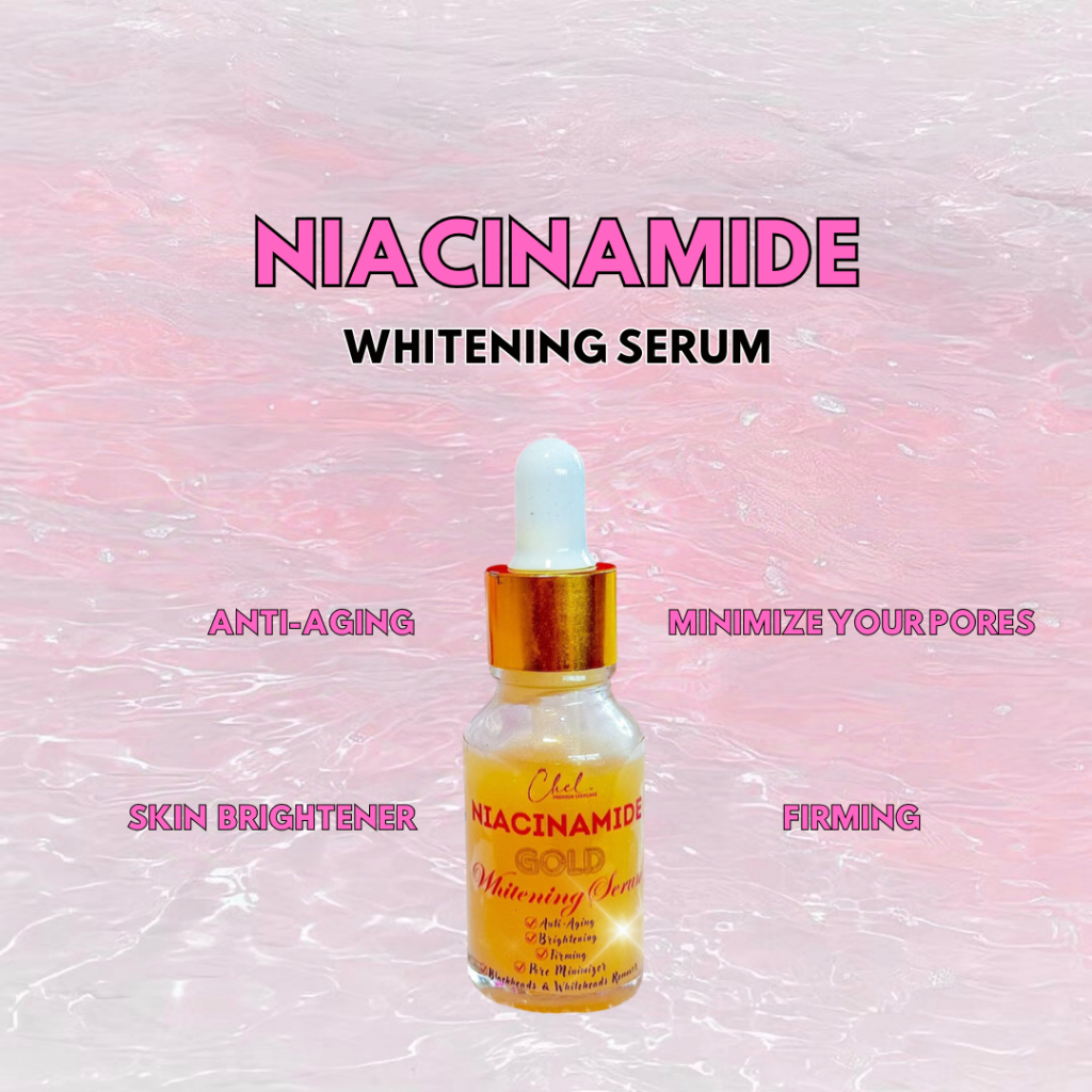 Chel Premium Niacinamide Gold Serum (DAVAO) | Shopee Philippines