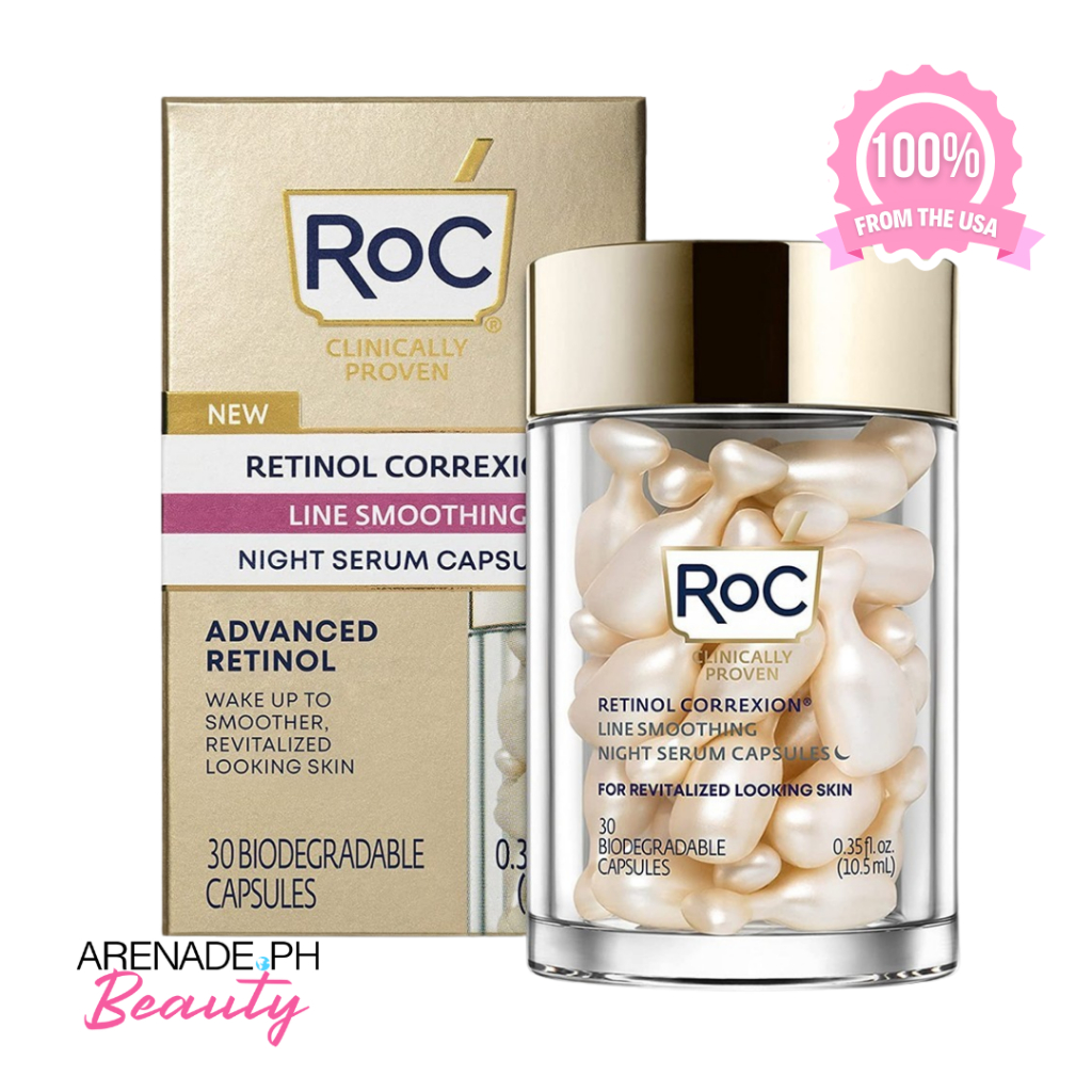RoC Advanced Retinol Correxion Night Serum Capsules 10.5ml | Shopee ...