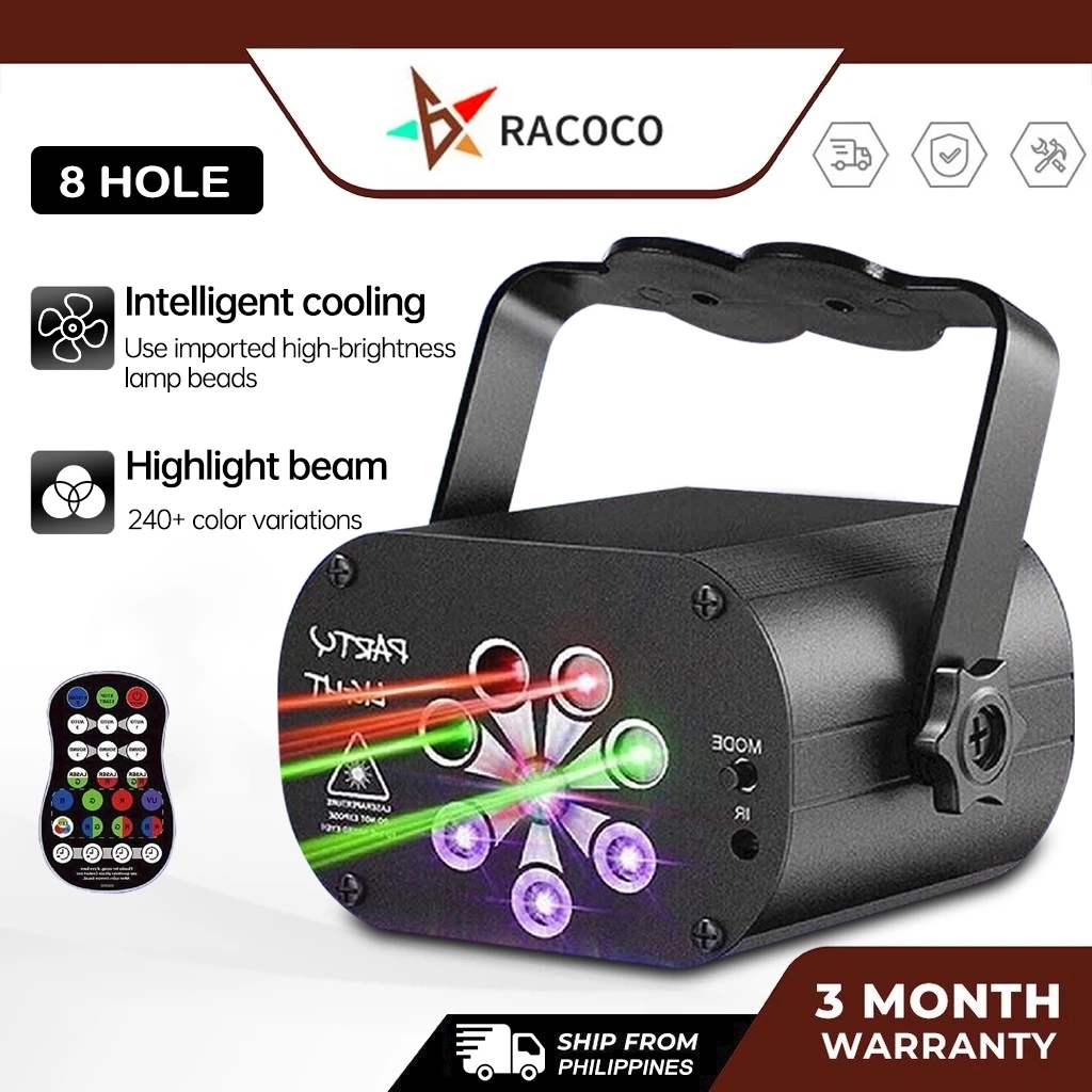 Vocoal Laser Light Disco Light Laser Stage Light Party Lights DJ Strobe ...
