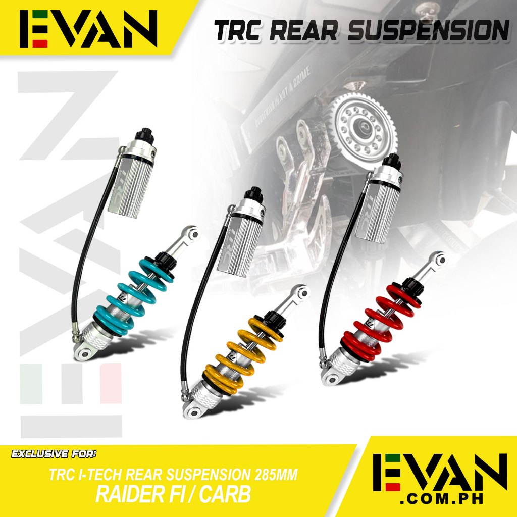 EVAN Motor TRC Rear Mono Shock Suspension Fully Adjustable Raider R150 ...