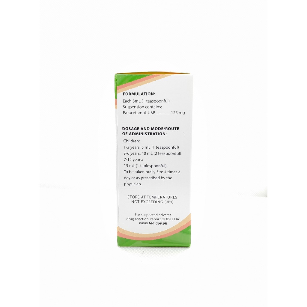 Kidicef Paracetamol 125mg/5mL Oral Suspension for Kids – Fever & Pain ...