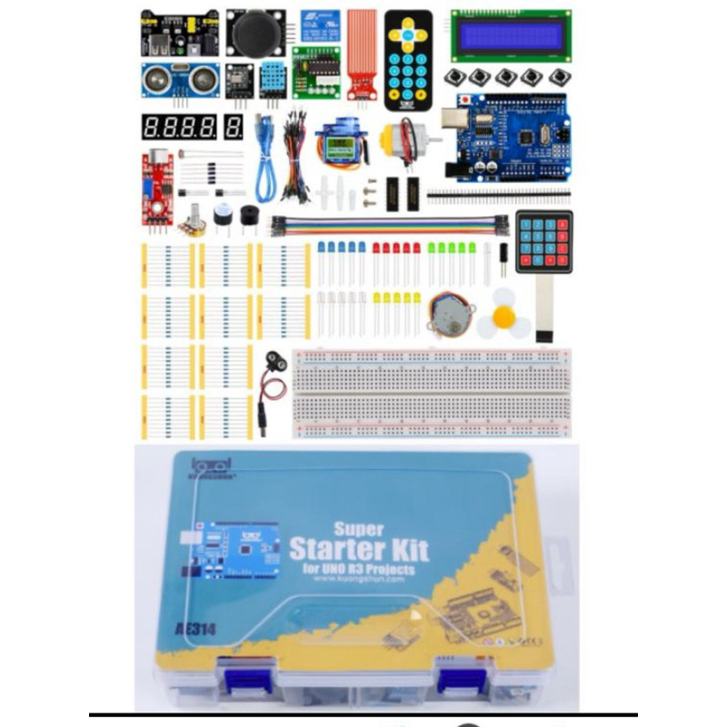 Arduino UNO R3 Super Starter Kit Robotics | Shopee Philippines
