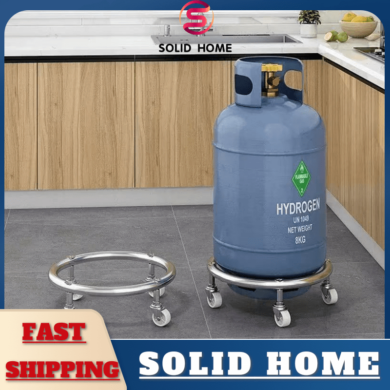 SOLIDHOME Gas Tank Rack With Wheels Moveable Rolling Tray landege ...