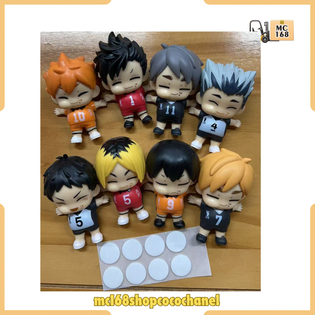 Haikyuu Hinata Shoyo,Kageyama Tobio,Oikawa Toru,Kozume Kenma Set of 8 ...