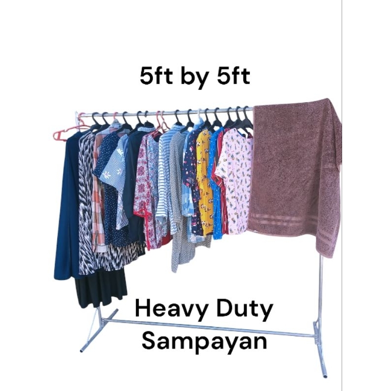 5ft by 5ft Single Rail,Solid Heavy Duty Sampayan,Made from Galvanized ...