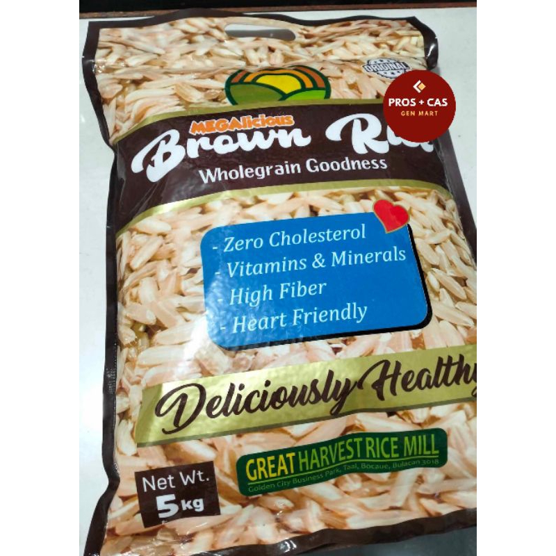 Brown Rice Megalicious 5 kilos | Shopee Philippines