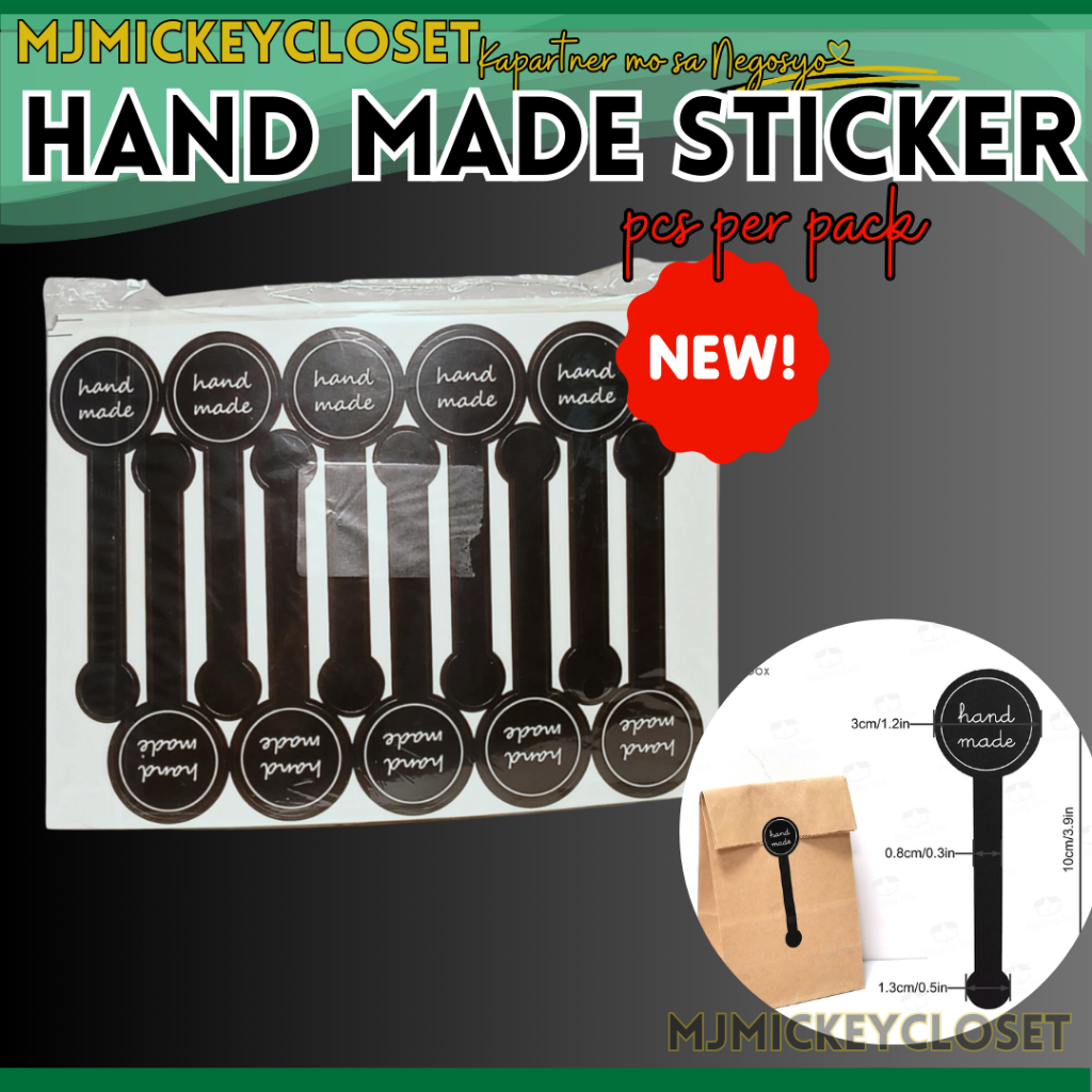 500pcs pack Machine Cut Hand Made Sticker Homemade Sticker | Shopee ...
