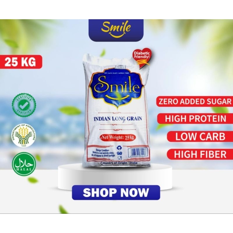 SUPER SALE Smile Sella Rice 25kgs (LOW GLYCEMIC) Low Carb,Diabetic ...