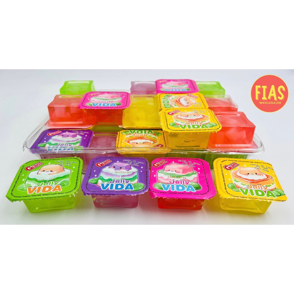 30 pcs Jelly Vida Assorted Fruits Wholesale Paninda | Shopee Philippines