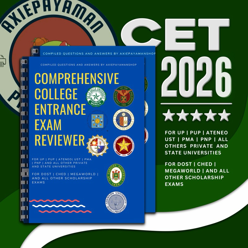 College Entrance Test Reviewer (2026) | Shopee Philippines