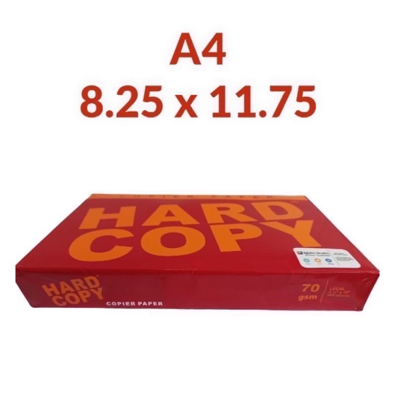 Hard Copy Bond Paper LONG (8.5 x 13) 70gsm 500 Sheets | Shopee Philippines